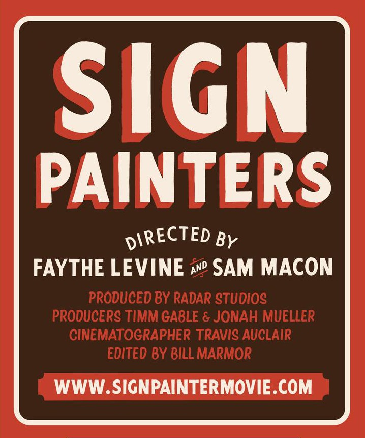 The Center for Craft Creativity and Design presents Sign Painters at