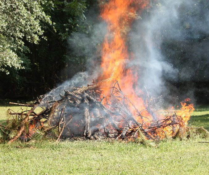 Be Careful When Burning Debris in Spring