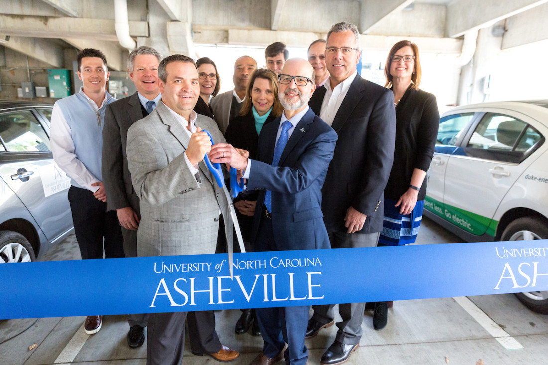 UNC Asheville Adds Electric Vehicle Charging Stations