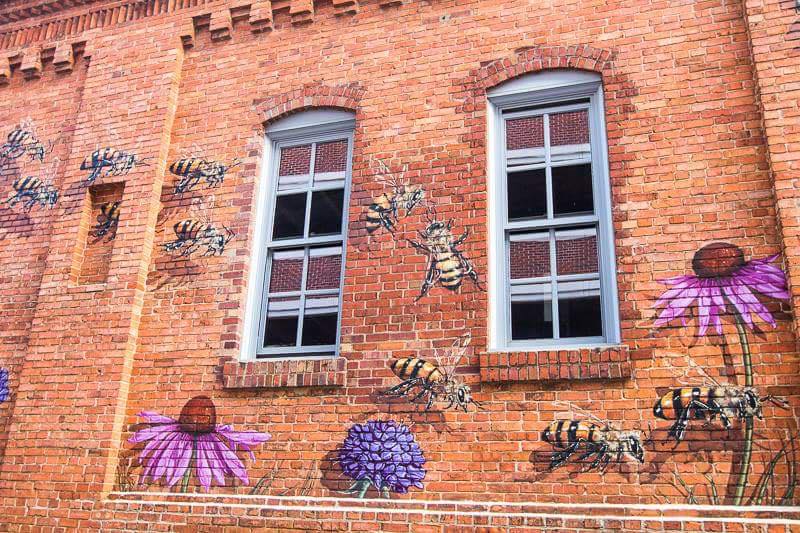 Bee City USA Hendersonville Hosts Fundraisers for Downtown Bee Mural
