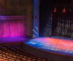 The theatre stage at USC Upstate.